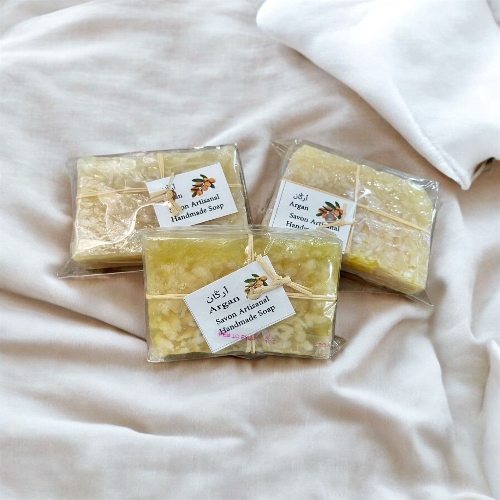 Handmade Argan Soap Bars (4-Pack)