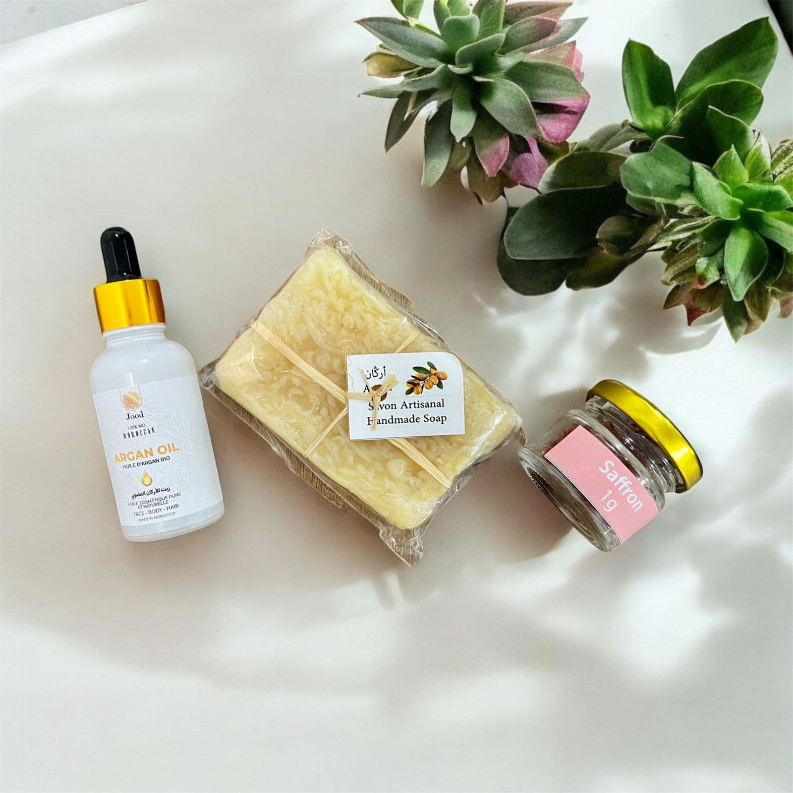 Argan Oil & Saffron Skin Care Set