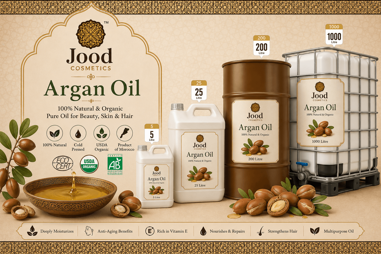 100% Pure Organic Argan Oil