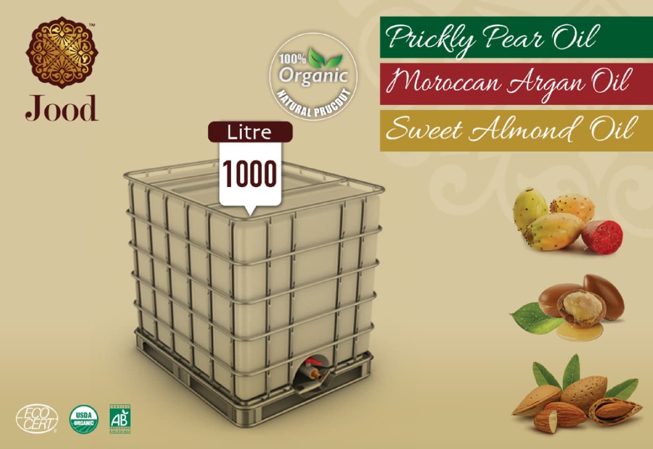 Jood Cosmetic wholesale organic oils and bulk packaging