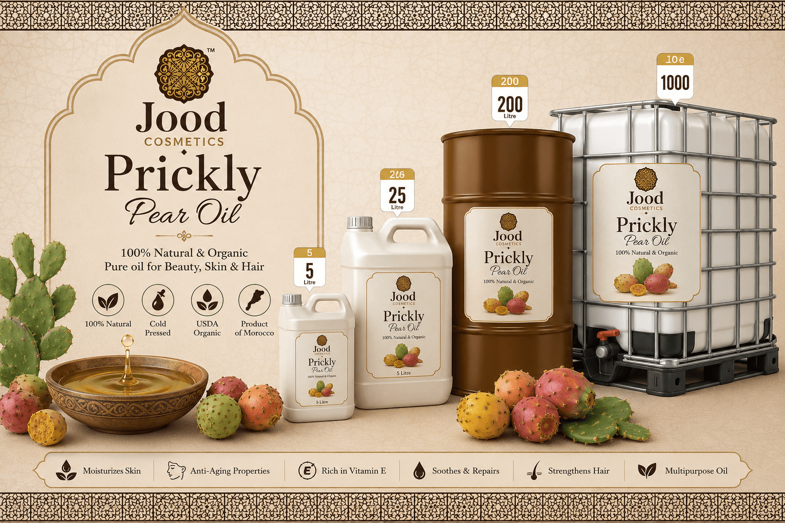 Organic Prickly Pear Seed Oil