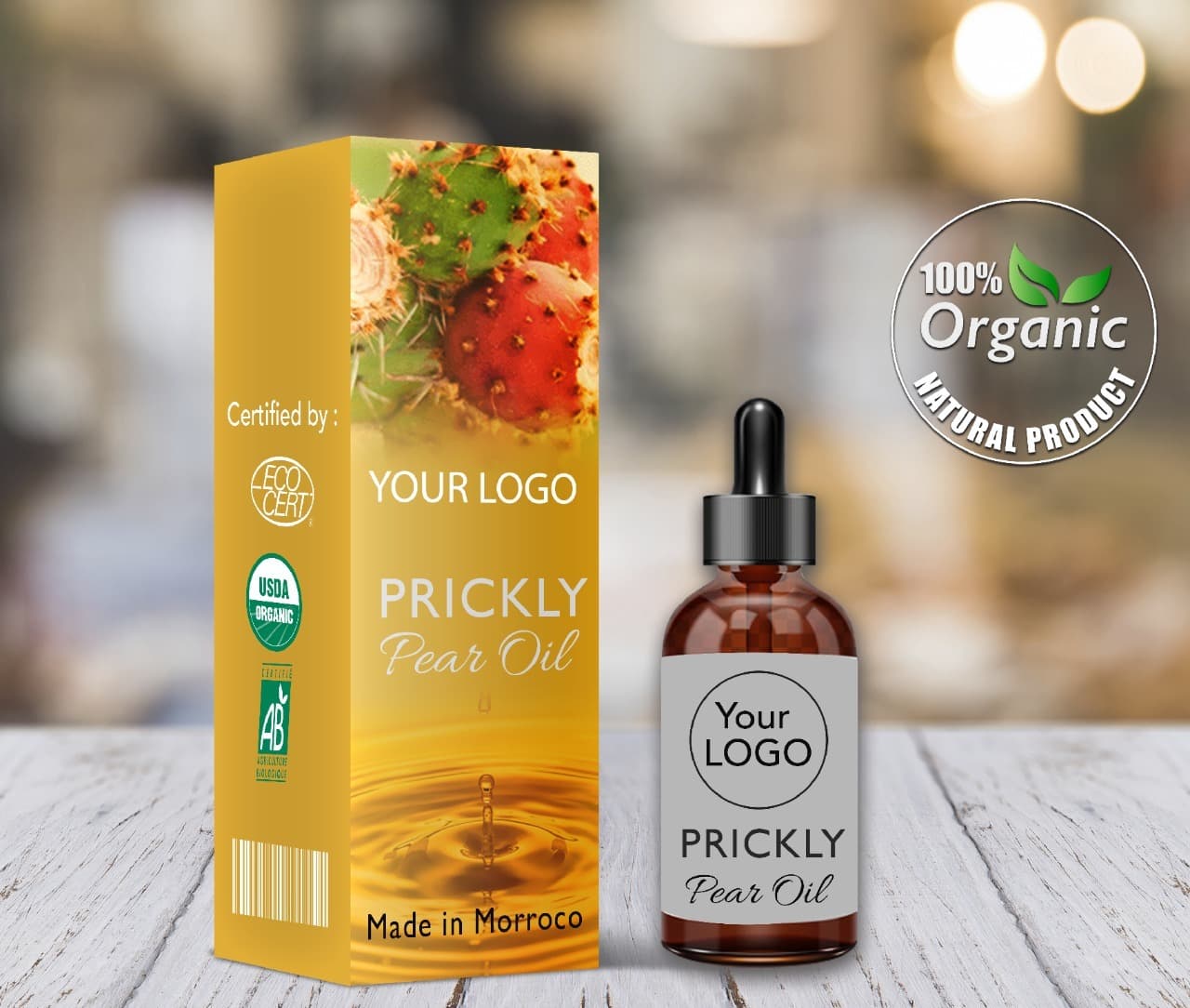 Luxury cosmetic bottles private label packaging